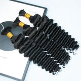 Deep Wave Bulk Hair Extensions for Braiding
