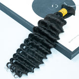 Deep Wave Bulk Hair Extensions for Braiding