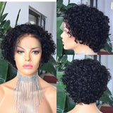 TS madison Wig 13X4 Lace Frontal Wig Short Bob Pixie XX02 Wig Curl