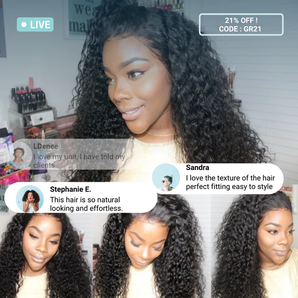 13X4 Lace Front Wig Deep Curly