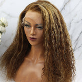 Clearance 13x6 Lace Front Wigs Highlights Blonde Curly