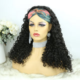Lazy Girl Headband Wig Brazilian Hair Water Wave