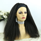 Lazy Girl Headband Wig Brazilian Hair Kinky Straight