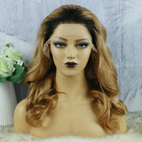 Ombre T1B/27 Color Wig 13x6 Lace Front Wig Wave