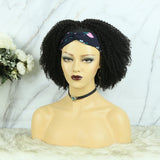 Lazy Girl Headband Wig Brazilian Hair Bob Afro Kinky Curly Y2