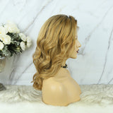360 Lace Frontal Wig Ombre Color Body Wave