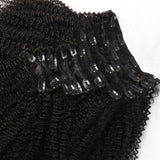 Clip In Human Hair Extensions Afro Kinky Curly