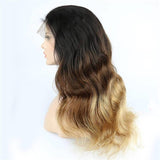Ombre Color #1B/4/27 Color Lace Front Wig Body Wave