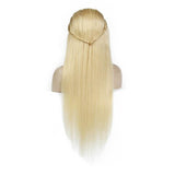 #613 Blonde Color Lace Front Wig Silky Straight