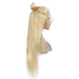 #613 Blonde Color Lace Front Wig Silky Straight