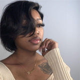 Pre-Styled Pixe Cut Lace Bob Wig Straight