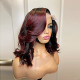 5x5 Lace Closure Wig Highlight #99 Color Body Wave