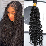 Spanish Curly Bulk Hair Extensions for Braiding