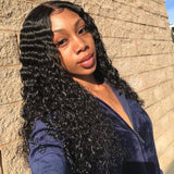 13X4 T Part Lace Front Wig Deep Curly