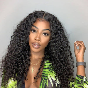 5x5 HD Swiss Lace Closure Wig Water Wave