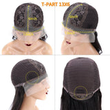 13x6 T part lace wig capconstruction