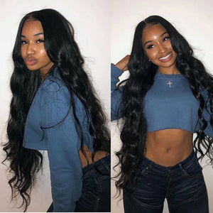 13x6 Transparent Lace Front Wig Body Wave