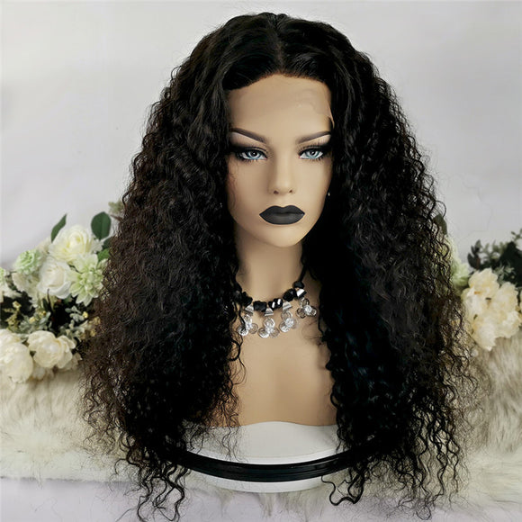 4x4 Silk Base Lace Closure Wig Water Wave