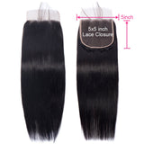 5"x 5" Lace Closure Silky Straight