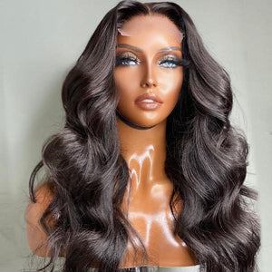 5x5 HD Swiss Lace Closure Wig Big Body Wave