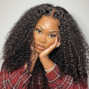 5x5 HD Swiss Lace Closure Wig Kinky Curly