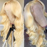 13x6 Transparent Lace Front Wig 613 Blonde Body Wave