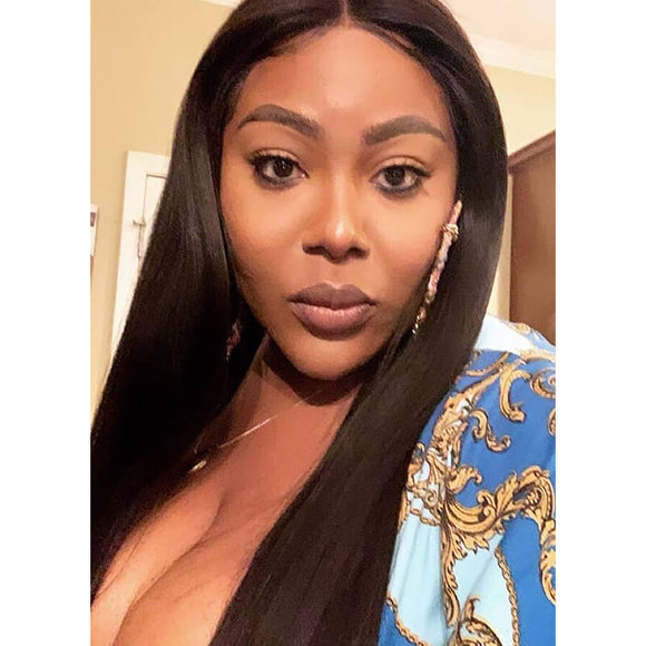 13x4 lace frontal wig yaki straight 