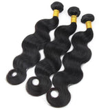 Brazilian Hair Bundles (3pcs) + Lace Frontal (1pc) Body Wave