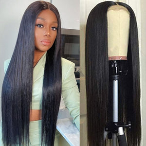 Glueless Pre-plucked 13x6 T-Part Lace Front Wigs Straight