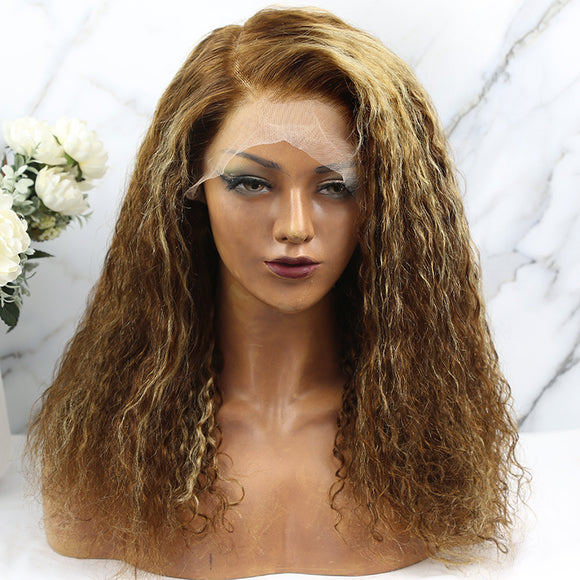 Clearance 13x6 Lace Front Wigs Highlights Blonde Curly