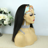 Lazy Girl Headband Wig Brazilian Hair Yaki Straight