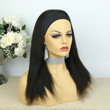 Lazy Girl Headband Wig Brazilian Hair Yaki Straight