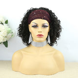 Lazy Girl Headband Wig Brazilian Hair Deep Curly