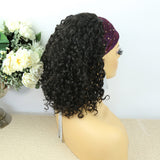 Lazy Girl Headband Wig Brazilian Hair Deep Curly