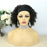 Lazy Girl Headband Wig Brazilian Hair Deep Curly