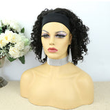 Lazy Girl Headband Wig Brazilian Hair Deep Curly