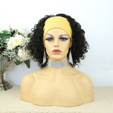 Lazy Girl Headband Wig Brazilian Hair Deep Curly