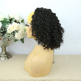 Lazy Girl Headband Wig Brazilian Hair Deep Curly