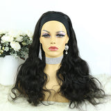 Lazy Girl Headband Wig Brazilian Hair Body Wave