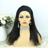 Lazy Girl Headband Wig Brazilian Hair Silky Straight