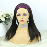 Lazy Girl Headband Wig Brazilian Hair Silky Straight