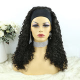 Lazy Girl Headband Wig Brazilian Hair Water Wave