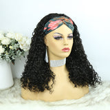 Lazy Girl Headband Wig Brazilian Hair Water Wave