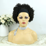 Lazy Girl Headband Wig Brazilian Hair Afro Kinky Curly