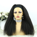 Lazy Girl Headband Wig Brazilian Hair Kinky Straight