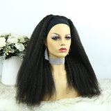 Lazy Girl Headband Wig Brazilian Hair Kinky Straight