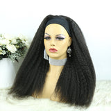 Lazy Girl Headband Wig Brazilian Hair Kinky Straight