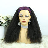 Lazy Girl Headband Wig Brazilian Hair Kinky Straight