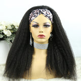 Lazy Girl Headband Wig Brazilian Hair Kinky Straight