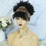 Lazy Girl Headband Wig Brazilian Hair Pineapple Afro